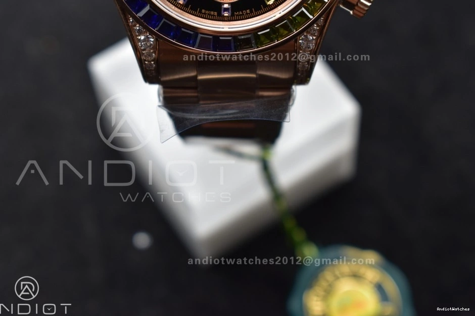 Dial ZF 116595RBOW Best Diamonds Bracelet SH Black Edition Durable Daytona RG 1:1 Rainbow 776 on 0811